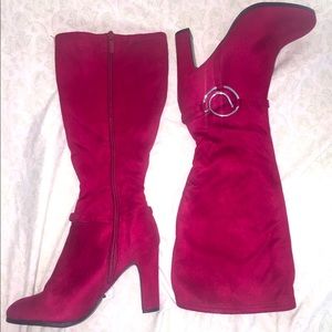 Impo ~Red High Heel Boots